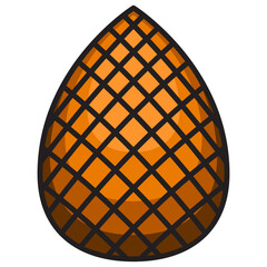 Filled Line Snakefruit Icon