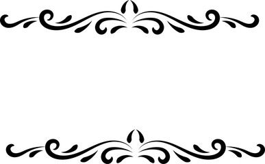 Decorative vector patterns in the shape of a rectangle, for the design of pages, sketchbooks, decor, etc