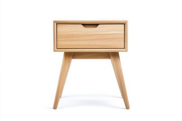 Elegant wooden bedside table designed for modern interiors with minimalist charm and practical storage solutions