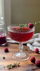 A beautifully presented probiotic mocktail, crafted with fermented ingredients for a refreshing, health-boosting, and visually appealing experience.