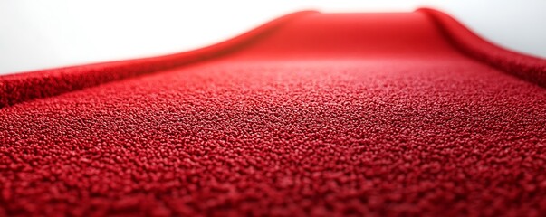 Elegant red carpet rollout at exclusive event venue stunning perspective