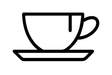 Fresh Cup of Tea - Vector Illustration on White Background