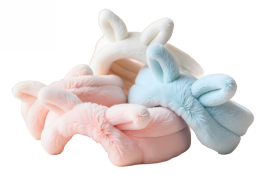 Handmade headbands made of fine and soft feathers beautify children's heads