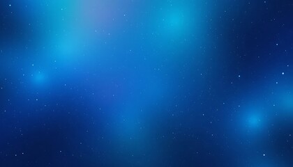 Obraz premium Celestial Night Sky: Serene Blue Nebula with Scattered Stars