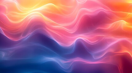 Obraz premium Abstract Colorful Waves Flowing Design