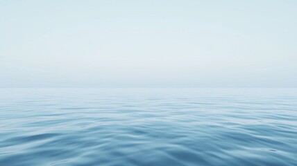 Obraz premium Serene splash of blue water with soft ripples against a calming white background in a watercolor style