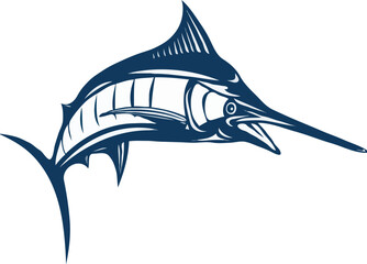 Atlantic blue marlin Marlin fishing, marine Mammal, logo png