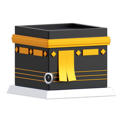 3d render kaaba