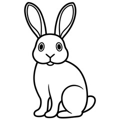 vector illustration of a rabbit