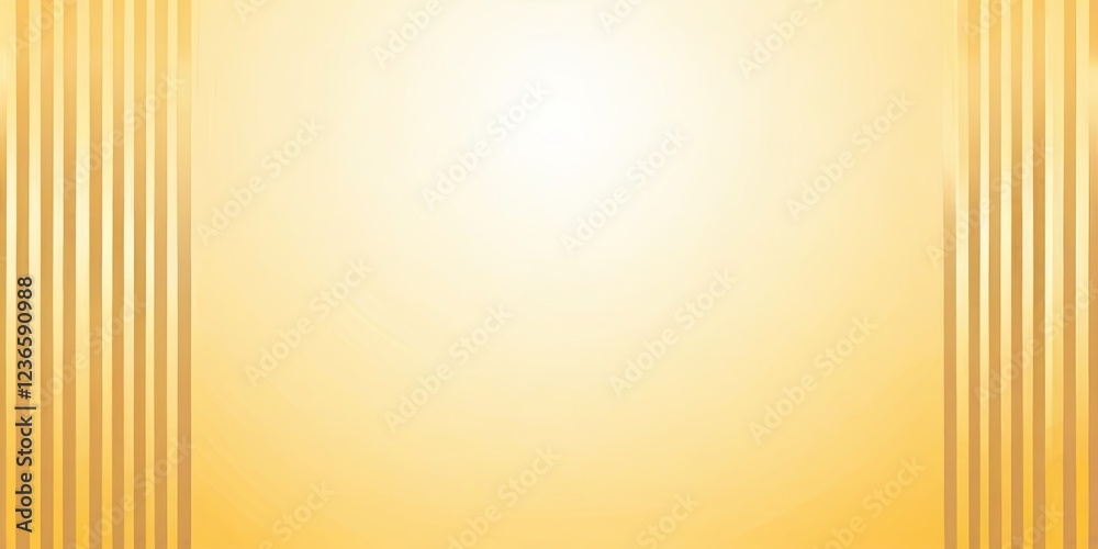 Aufkleber a yellow background with a white line on the left and a white line on the right
