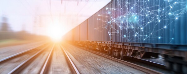 High-Speed Train Motion with Digital Connectivity Effect