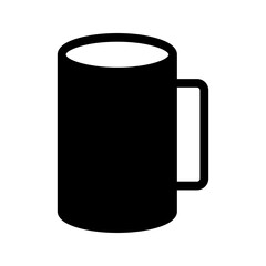 Mug icon isolated on white background. Cup symbol modern, simple, vector, icon for website design, mobile app, ui. Vector Illustration