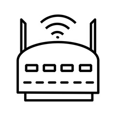 Router Icon In Trendy Design Vector Epsator Artwork