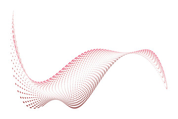 Abstract Dotted Halftone Shape Element