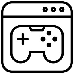 Game Outline Icon