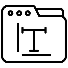 Font Outline Icon