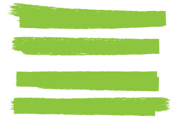 Markers large set yellow. Hightlight yellow hand drawn highlight set.Vector highlighter graphic stylish element. Marker yellow set, brush pen hand drawn underline. Highlighter collection, brush lines,