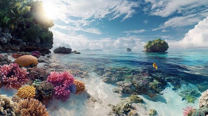 Raja Ampat, Indonesia, Home to Diverse Coral Species © veronica