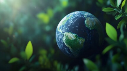 Eco-Friendly Digital Earth Surrounded by Environmental Data Analytics