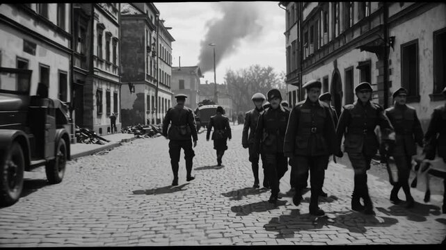 Rare Footage of WWII Soldiers in Action
