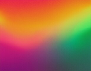 Obraz premium abstract gradient grainy background magenta orange green colors for design