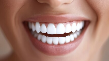 Obraz premium Promoting dental health smiling faces healthcare facilities image of a smile indoor close-up oral hygiene awareness