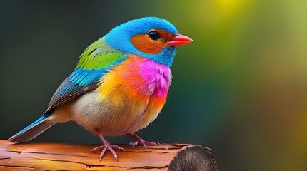 Obraz premium rainbow lorikeet on a branch