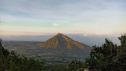 Sunset at Mount Telomoyo, Indonesia