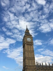 Obraz premium Striking Big Ben Tower, London