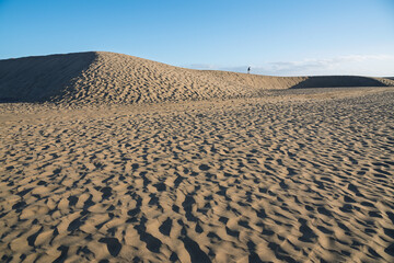 Sand in dunes, Gran Canaria, Spain.