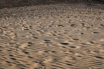 Sand in dunes, Gran Canaria, Spain.