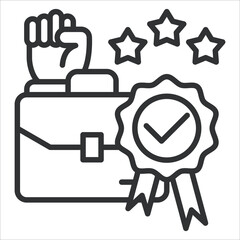 Professional Icon Lineal Style. Vector Illustration Graphic Design