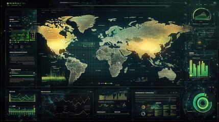 Business infographic dashboard. Modern interface, admin platform with graph, statistics chart marketing diagram. infographics