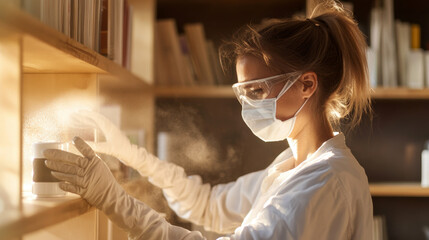 Exploring allergy triggers, dust particle exposure and protective measures