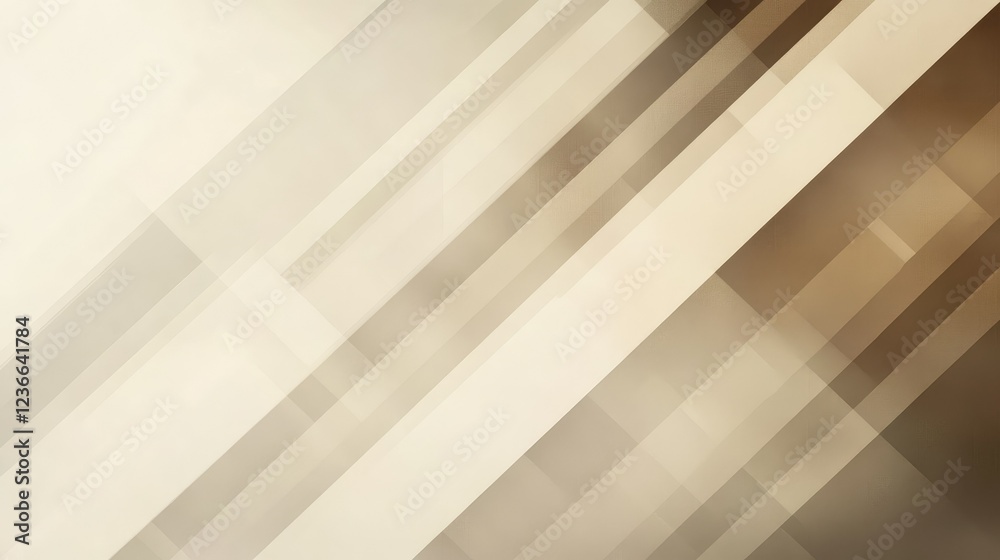 Poster light and dark beige abstract background with diagonal line and triangle patterns