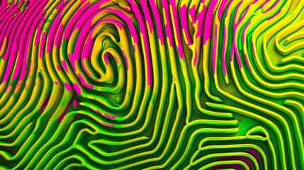 Fototapeta premium Colorful, abstract design with a green and pink swirl