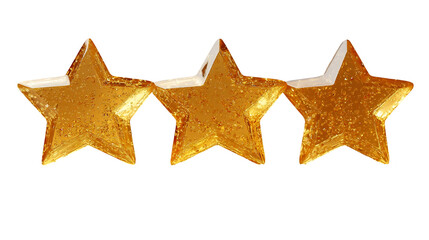 Obraz premium Golden Stars Festive Glitter Background, Luxury Shiny Design for Awards, isolated on transparent background.