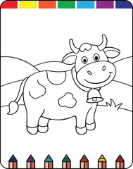 Adorable Farm Animals Coloring Pages for Kids, Happy Farmyard Printable Coloring Pages for Children, Barnyard Buddies Cute Farm Animal Coloring Sheets