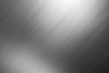 Abstract metallic background with diagonal brushed metal texture.