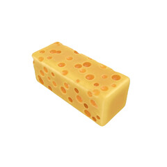 A close-up view of cheese with a transparent background is suitable to complete your design needs