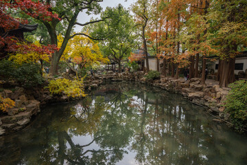 Yuyuan Garden, Huangpu, Shanghai, China

Autumn Reflections in Yuyuan Garden, Huangpu, Shanghai, China,  Traditional Chinese Garden with Fall Foliage