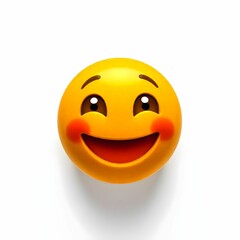 Fototapeta premium 3d smiley with a smile