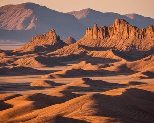 Arid Land and Rock Formations