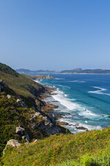 Miradoiro de Cabo Home, Cangas near Hio, Province of Pontevedra, Galicia, Spain