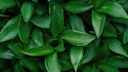 Fototapeta premium Captivating green leaf close-up nature scene high-quality image lush environment overhead view botanical beauty