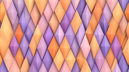 Abstract pastel diamond pattern background texture, ideal for website design or presentation