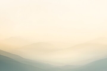 Abstract Misty Mountain Landscape in Soft Tones