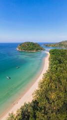 beach and sea at Bang Tao & Layan Beach, Phuket Thailand