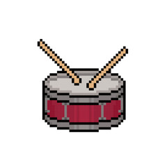 drum snare hit pixel art