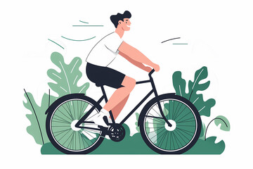 Close-up of a sleek bicycle showcasing its frame, wheels, and handlebars, perfect for cycling enthusiasts and recreational riders. High-resolution image ideal for sports and outdoor themes.